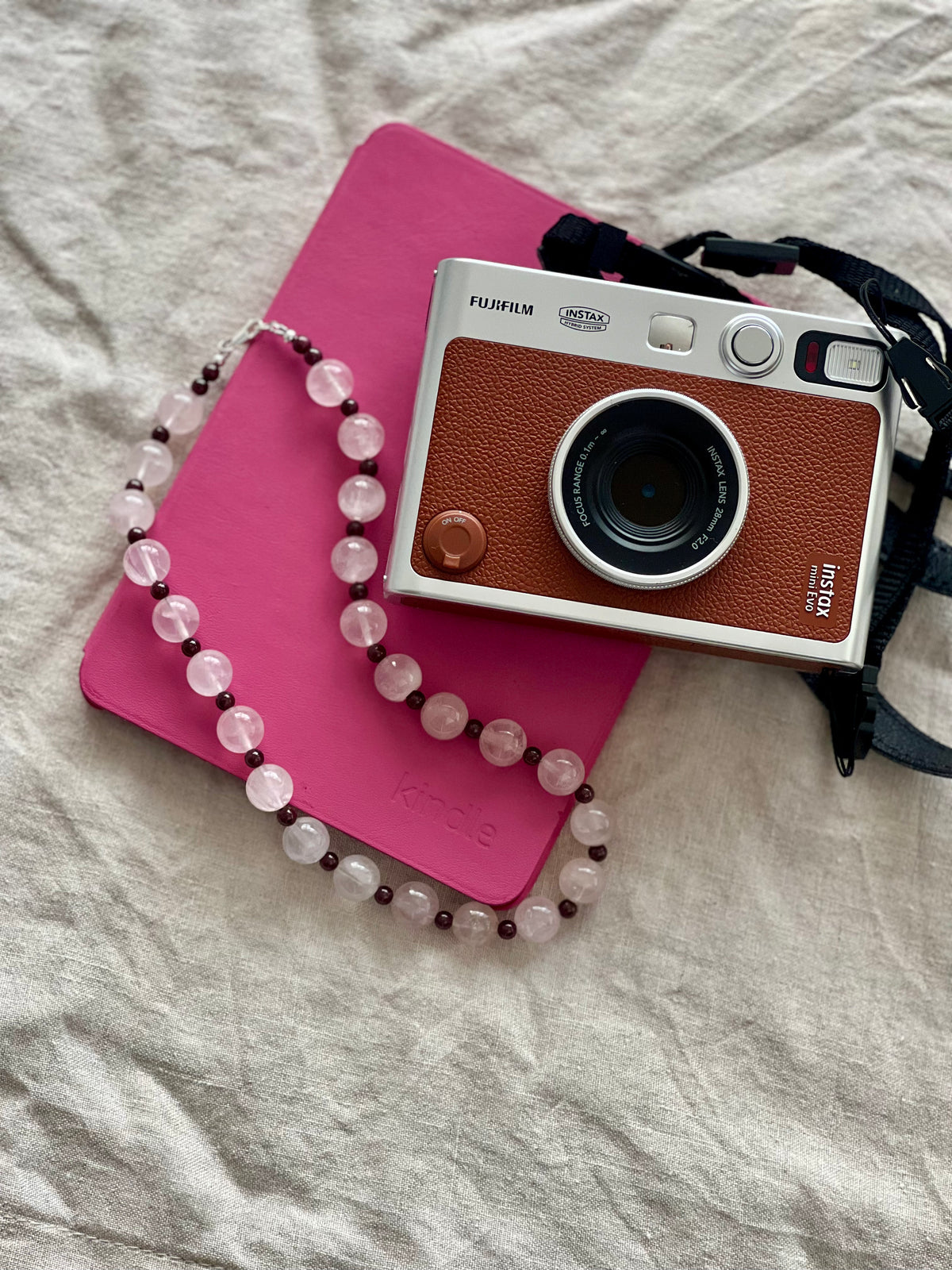 Sweetheart – Handmade Rose Quartz and Garnet Necklace
