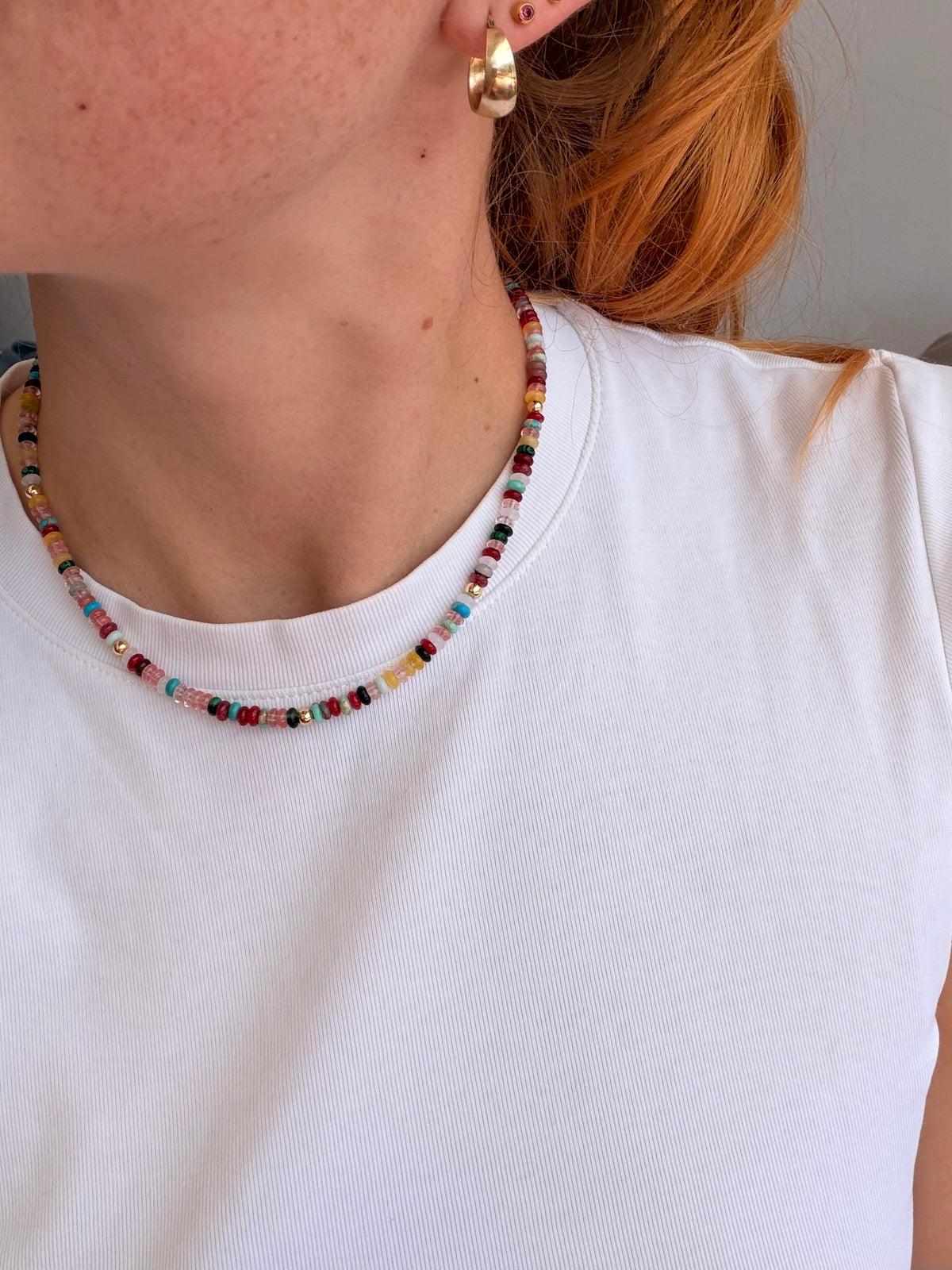 Sprinkles – Handmade Mixed Gemstone Necklace