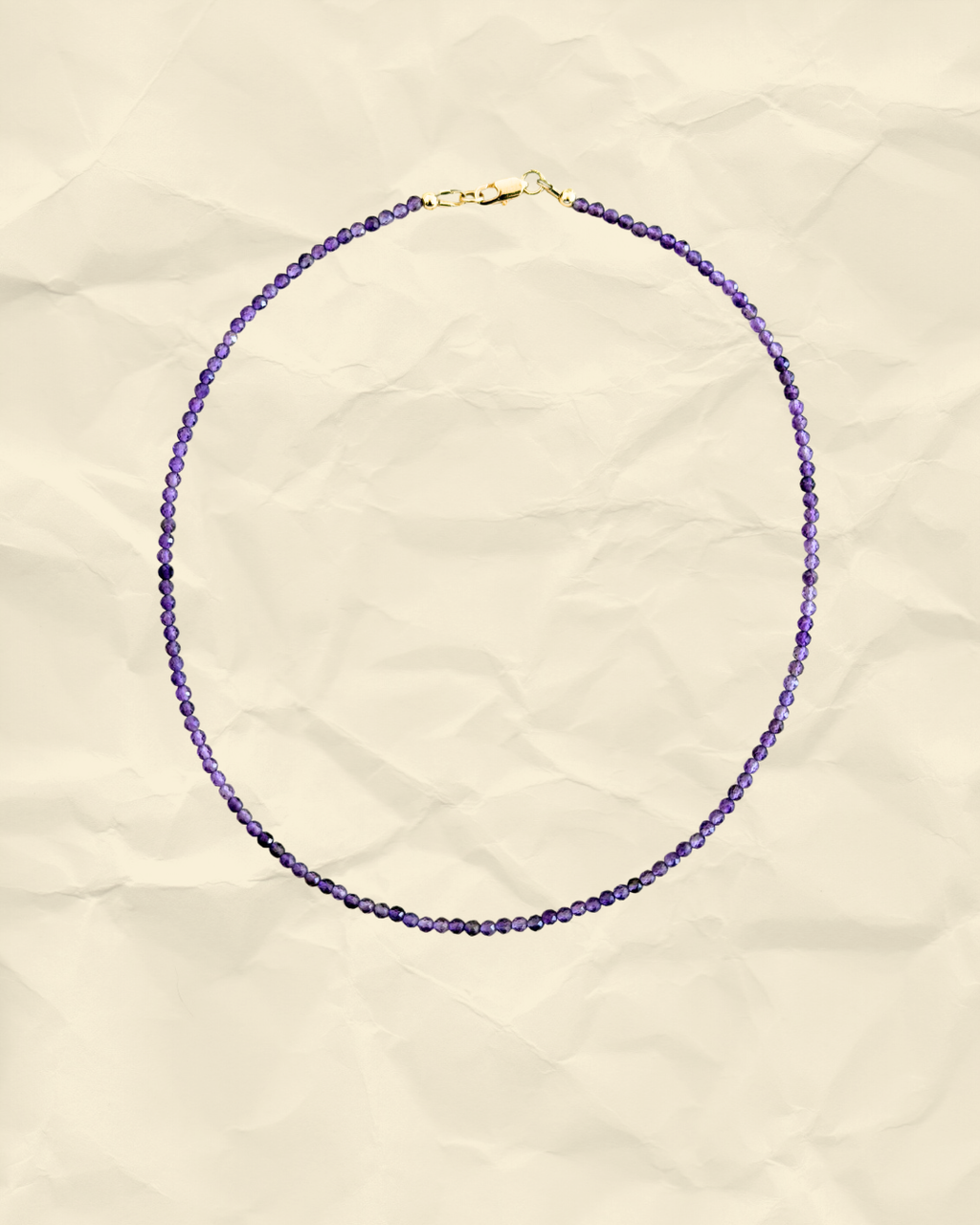 Serenity – Handmade Amethyst Bead Necklace