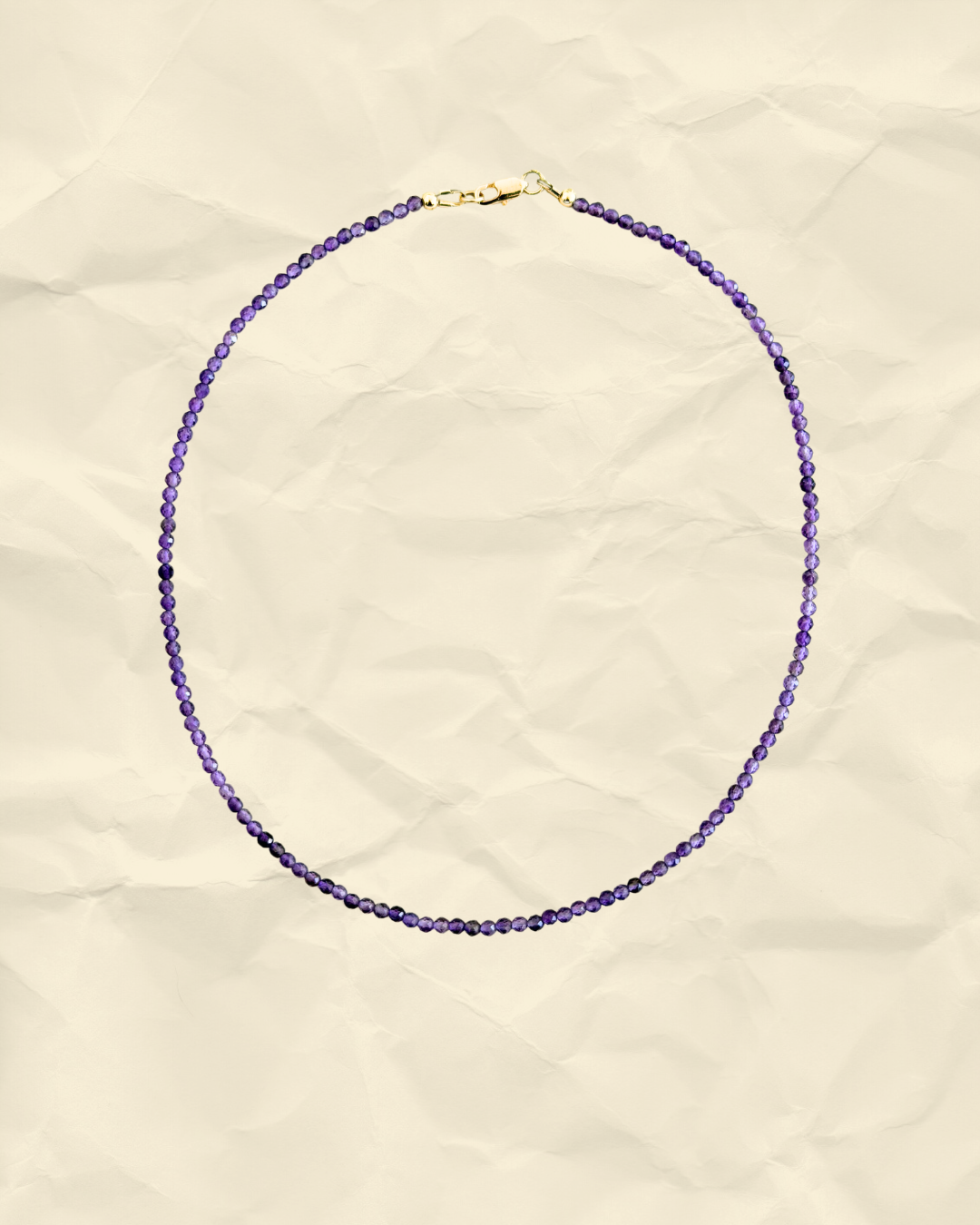 Serenity – Handmade Amethyst Bead Necklace