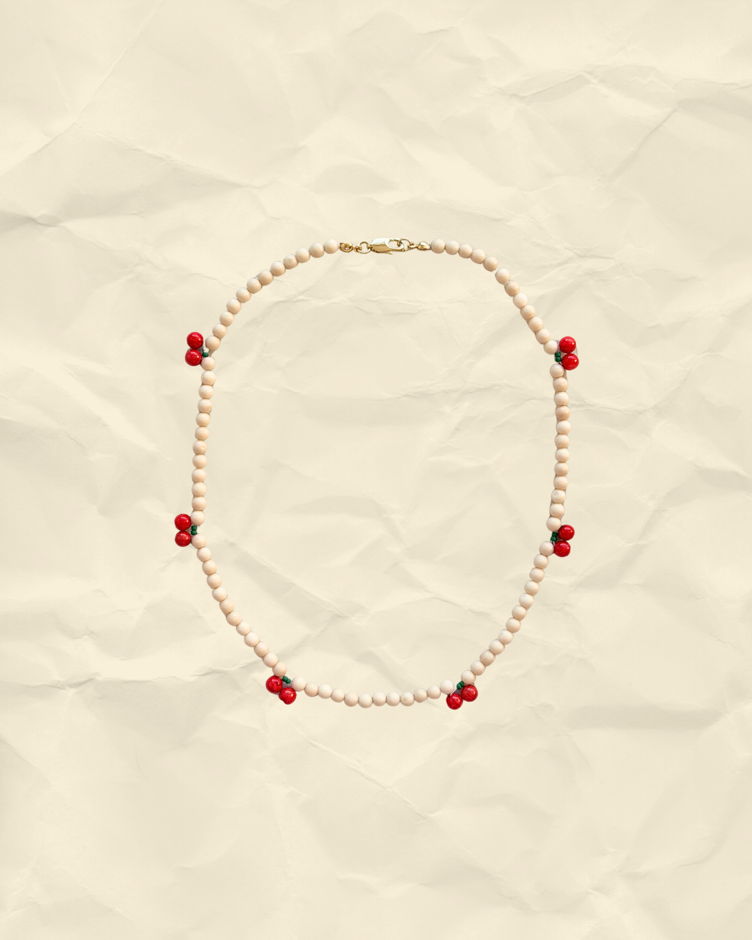 Big Cherry – Handmade Cherry Charm Bead Necklace
