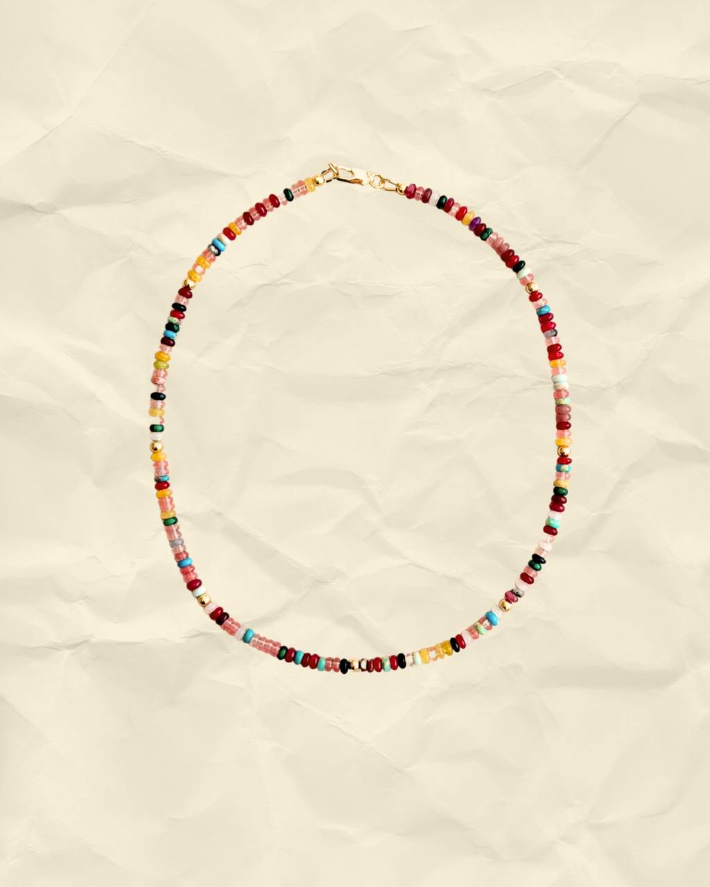 Sprinkles – Handmade Mixed Gemstone Necklace