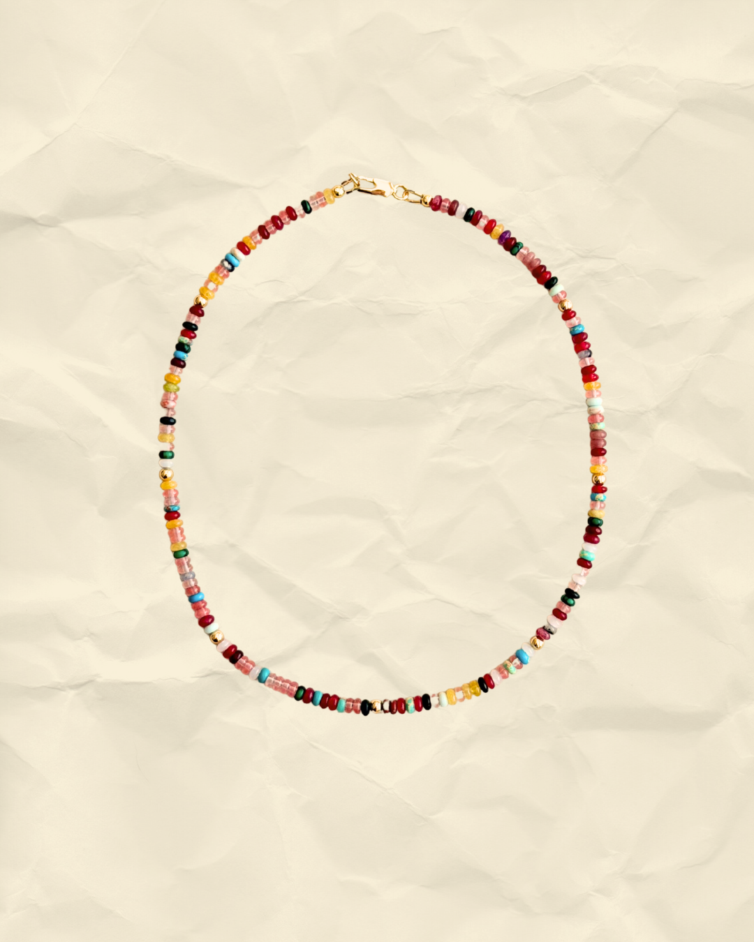 Sprinkles – Handmade Mixed Gemstone Necklace