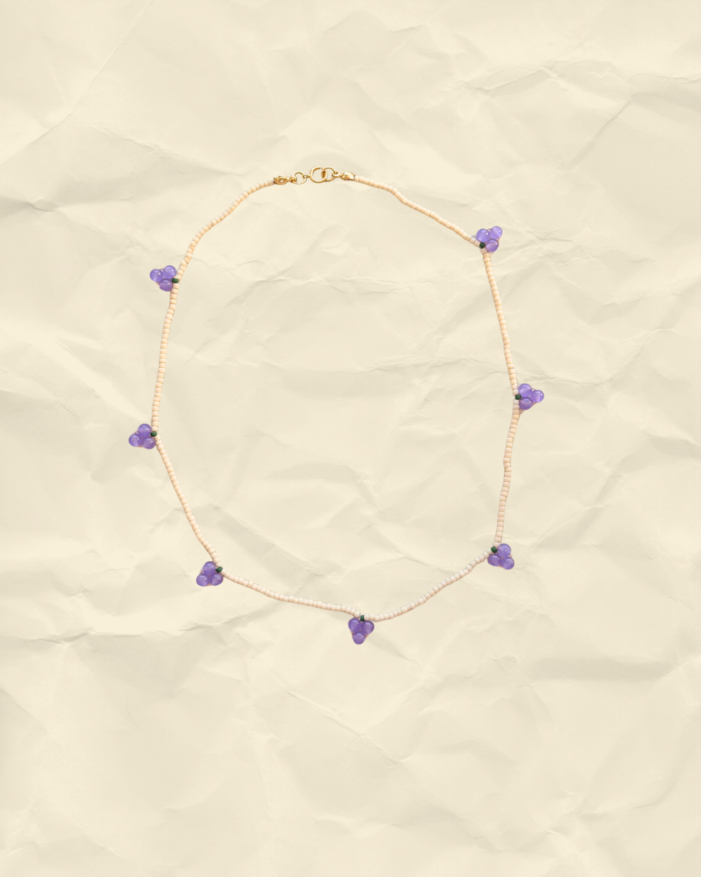 Vineyard – Handmade Toho and Chalcedony Necklace
