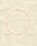 Sunkissed – Handmade Peach Aventurine Bead Necklace
